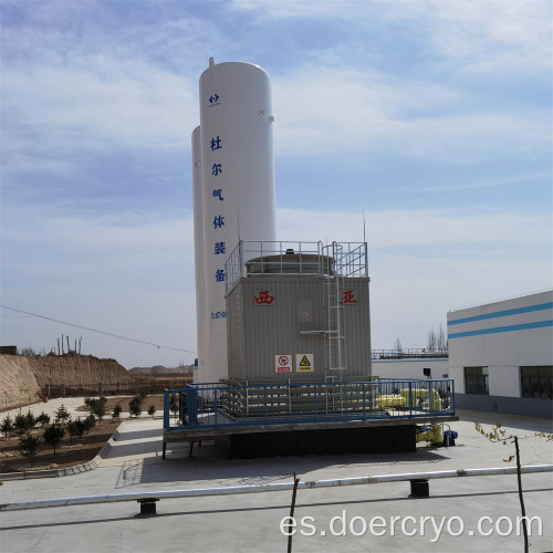 Tanque de almacenamiento aislado al vacío para Lox